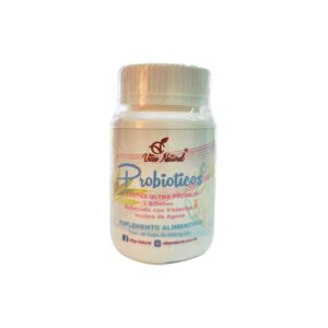 PROBIOTICOS 5 BILLONES 6 CEPAS VITAMINA C INULINA DE AGAVE